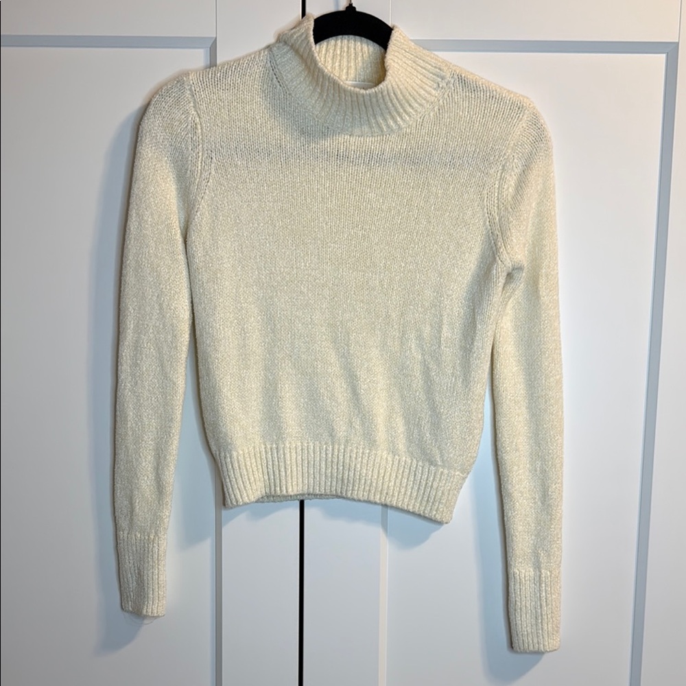 Wilfred Cream Cowl Neck Sweater